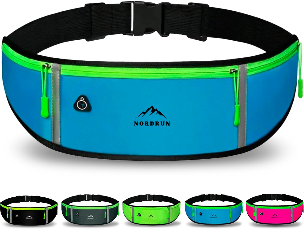 Adjustable and Waterproof Running Belt Suitable for All Phones | Running Belts for Women and Men | Phone Holder for Running | Sporty Waist Bag