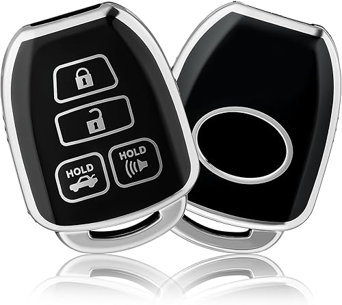 OFFCURVE Funda para llavero de automóvil Toyota, funda para llave de automóvil para Toyota Corolla 2014 2015 2016 2017 2018 2019 Camry 2014-2017