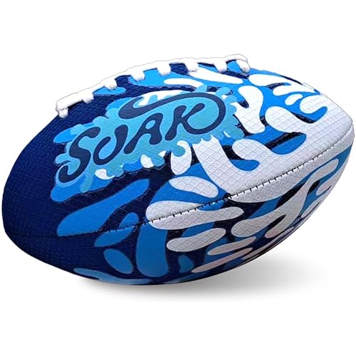 SOAK Waterproof Football,9inches,for Beach Pool Lake Park Games,for Kids Games Pool Toys, Outdoor Games