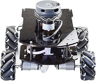 SHYISY Programmable toys robot Robot Mecanum Wheel Car Chassis with Raspberry Pi Navigation with DC 12V Motor DIY STEM Program Toy Parts (Color : Shipping list 2)