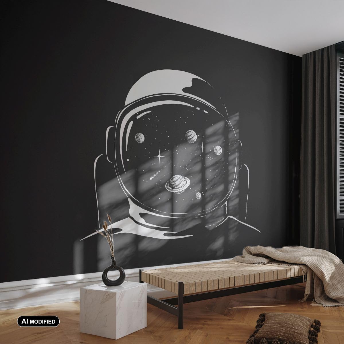 ARTTOR Fotomural 350x256 cm Papel Pintado Infantil Espacio - 5341 - WF1