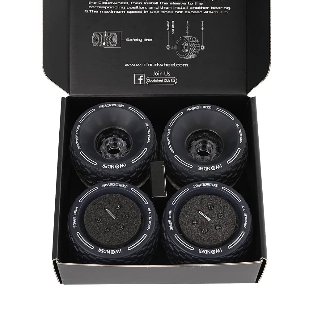 exway cloud wheel hub 110mm 新品未使用 Cloud Wheels for Electric Skateboards 105mm & 120mm & 165mm