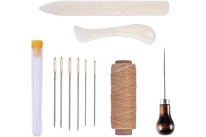 11 Pieces Bookbinding Kit Starter Tools Set for DIY Bookbinding Crafts Projects