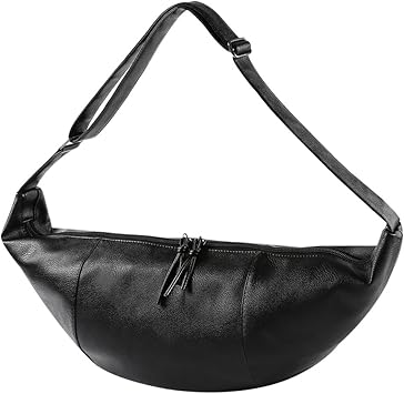 Amazon Co Jp Mcvilla 三日月型 ショルダーバッグ メンズ 斜めがけ 大きめ ボディバッグ レザー 革 大容量 2way ブラック シューズ バッグ Amazon Co Jp Mcvilla 三日月型 ショルダーバッグ メンズ 斜めがけ 大きめ ボディバッグ レザー 革 大容量 2way ブラック シューズ バッグ