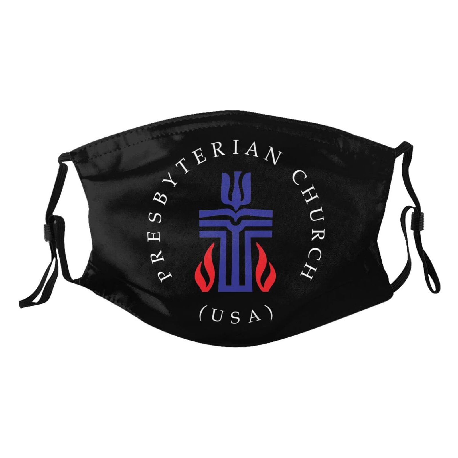 Presbyterian Church Cross Seal Adult Dust Mask Adjustable Dust Face with 2 Filter65