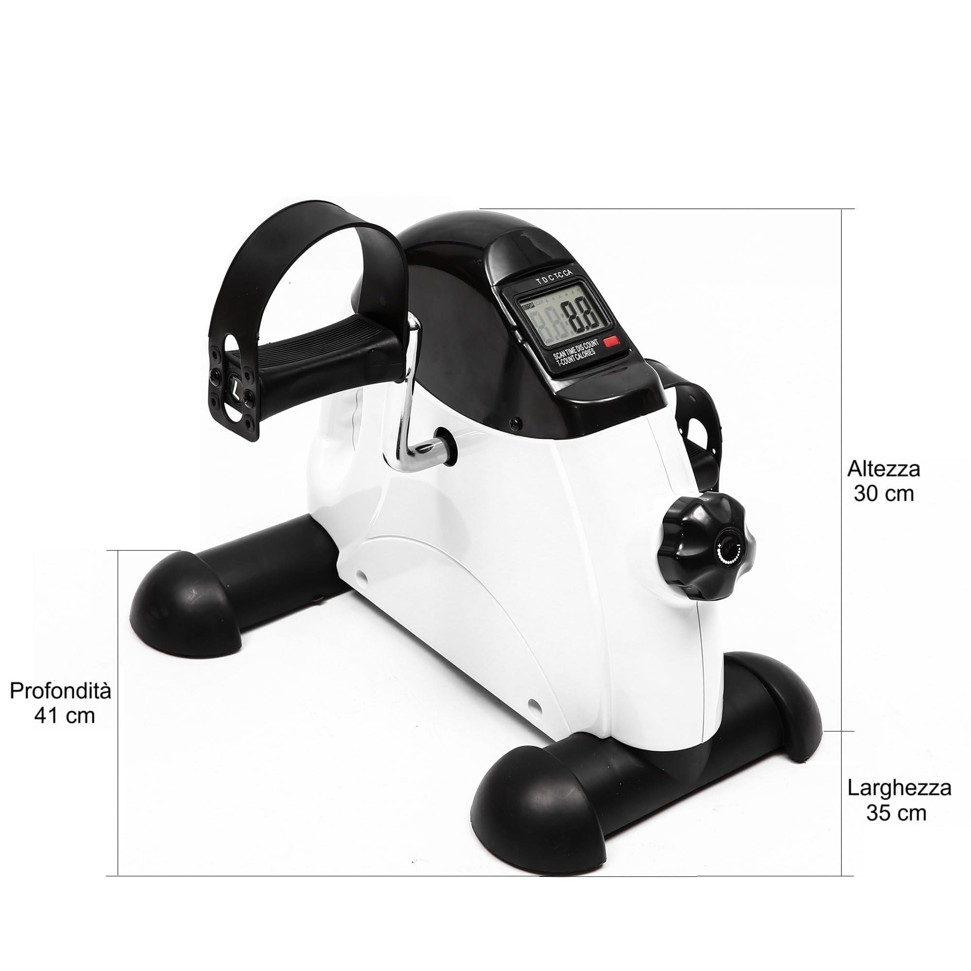 Rower treningowy nogi i ramiona do siedzenia rehabilitacyjnego treningu fitness i seniorów antypoślizgowe z monitorem i uchwytem MB211