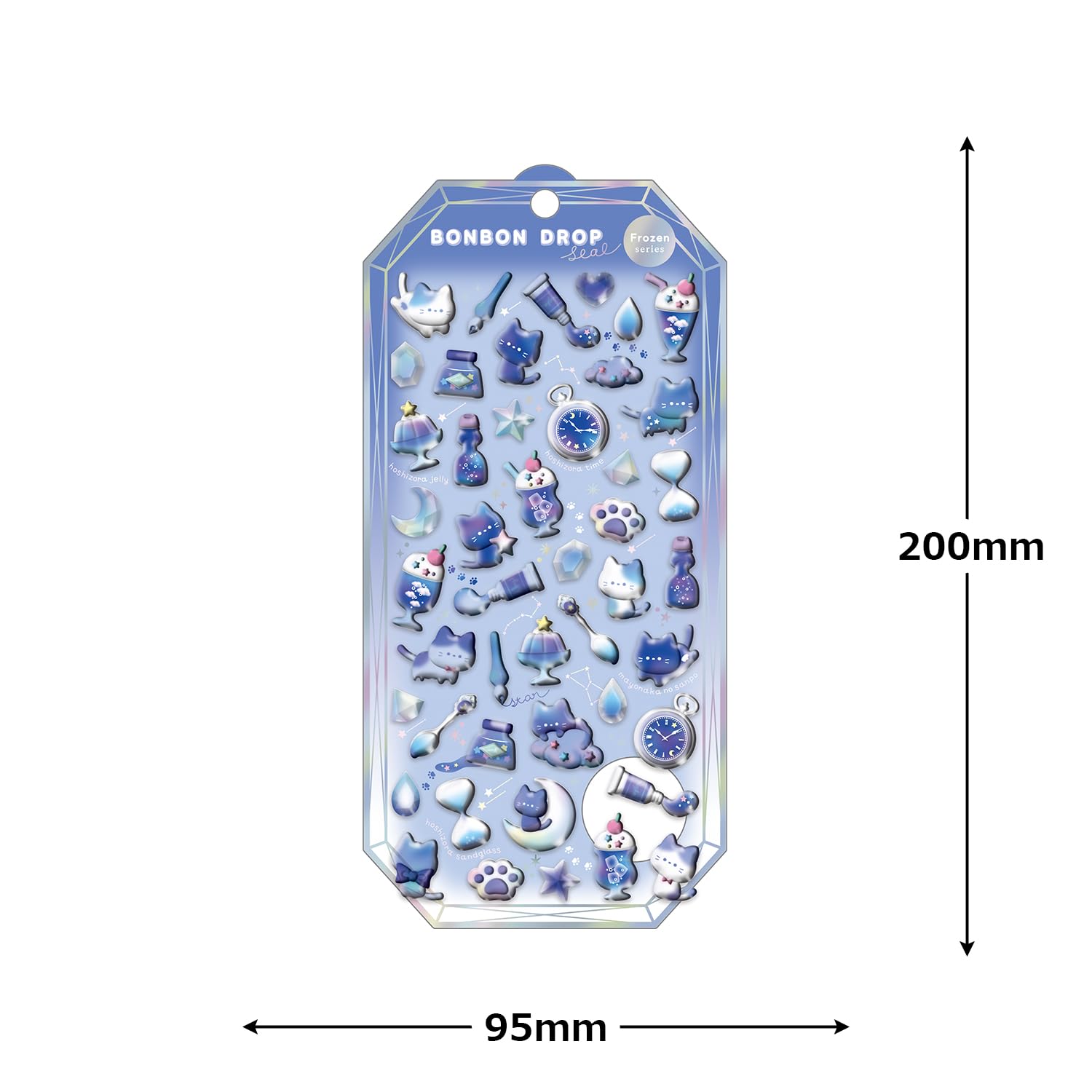 Amazon.co.jp: クーリア シール ボンボンドロップシール フローズン