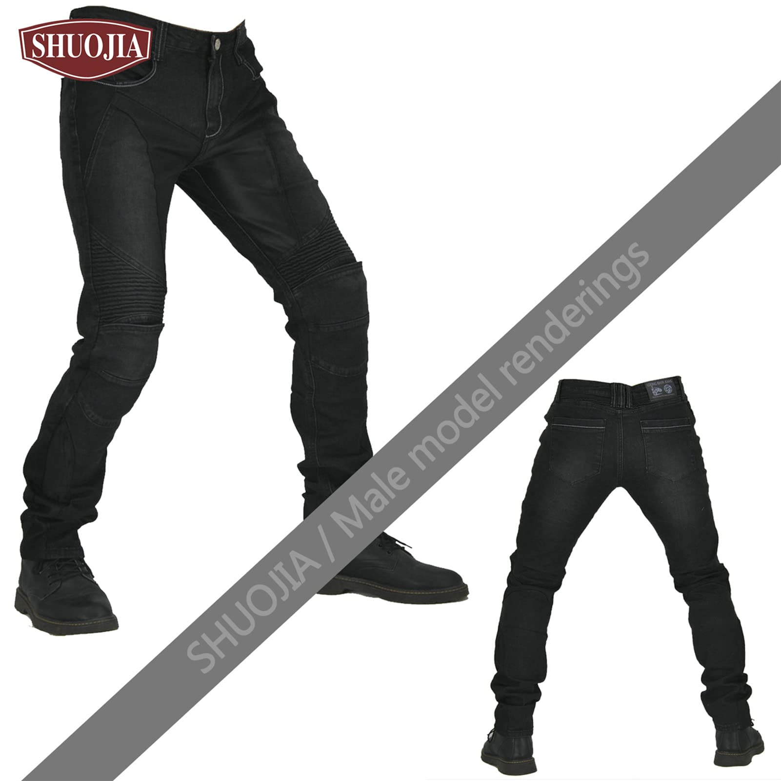 Pantaloni Da Uomo E Da Donna Per Motociclismo, Moto Biker Jeans Rinforzato Protezione Pantaloni Moto Pantaloni In Denim Pantaloni Da Corsa