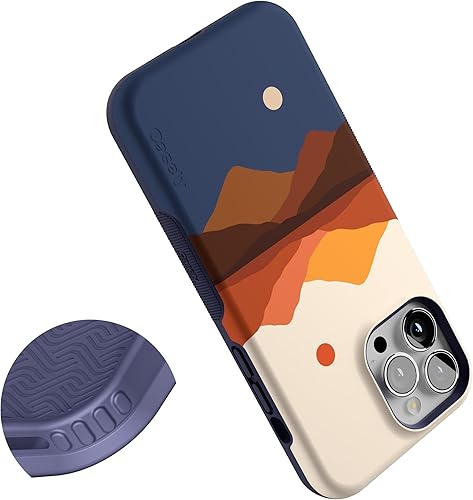 Miniatura 868 de Casely Funda para iPhone 13 Pro Max Jardín dorado Floral de girasol amarillo Compatible con MagSafe Diseño protector audaz Jardín Dorado