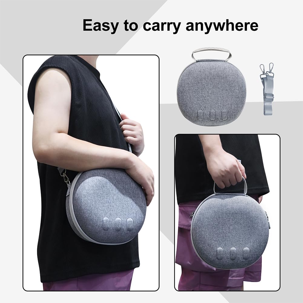 Étui de Transport Rigide pour Casque Meta Quest 3 Étui de Transport Antichoc Anti-Rayures avec bandoulière Sac de Rangement pour Casque Compatible avec Quest 3 Accessoires