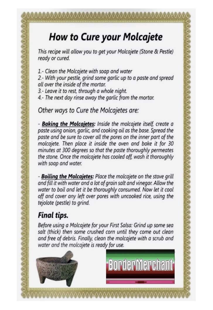 Pig Molcajete Mortar & Pestle for Salsas & Spices from Mexico Handmade New by Border Merchant