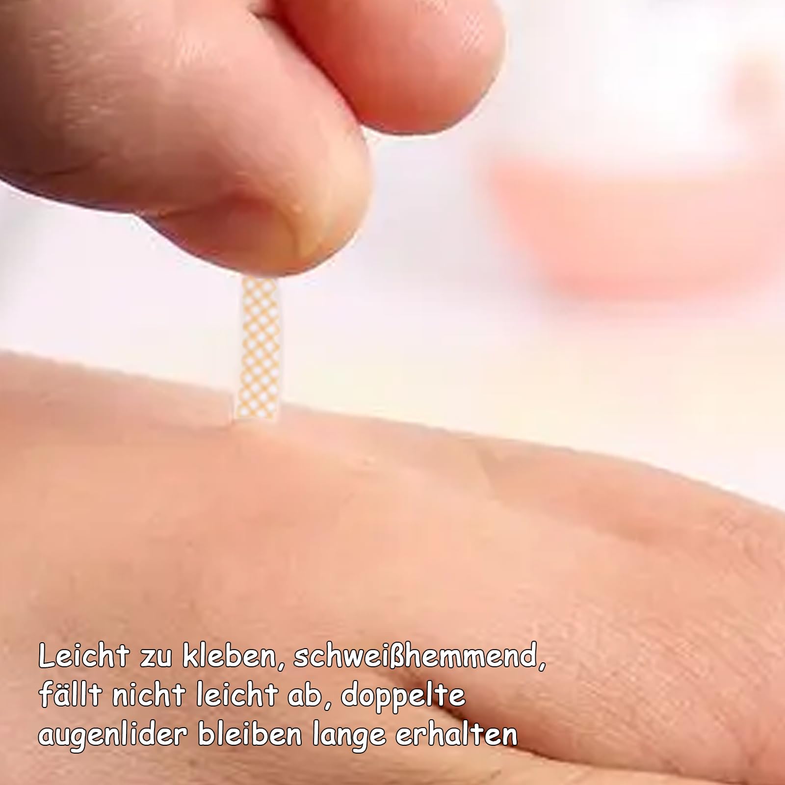 600 sztuk taśm na powieki, wodoodporne, podwójne taśmy do opadających powiek, niewidoczne, podwójne opadające powieki, z drążkami widelcowymi, ujędrnianie powiek, bez operacji