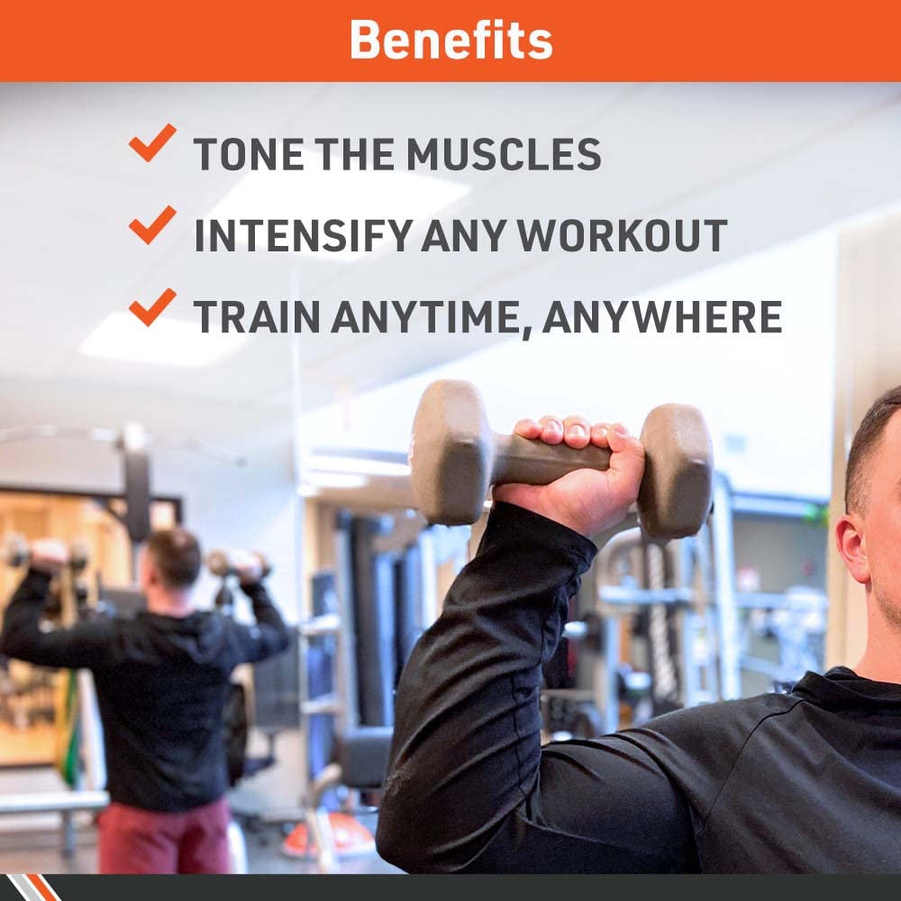 Body Sport Hantle neoprenowe (kolor węglowy)