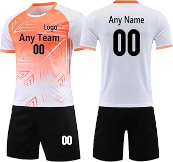 Youth soccer shirt childrens jersey tracksuit training shirt set customized soccer jerseys for mens kids