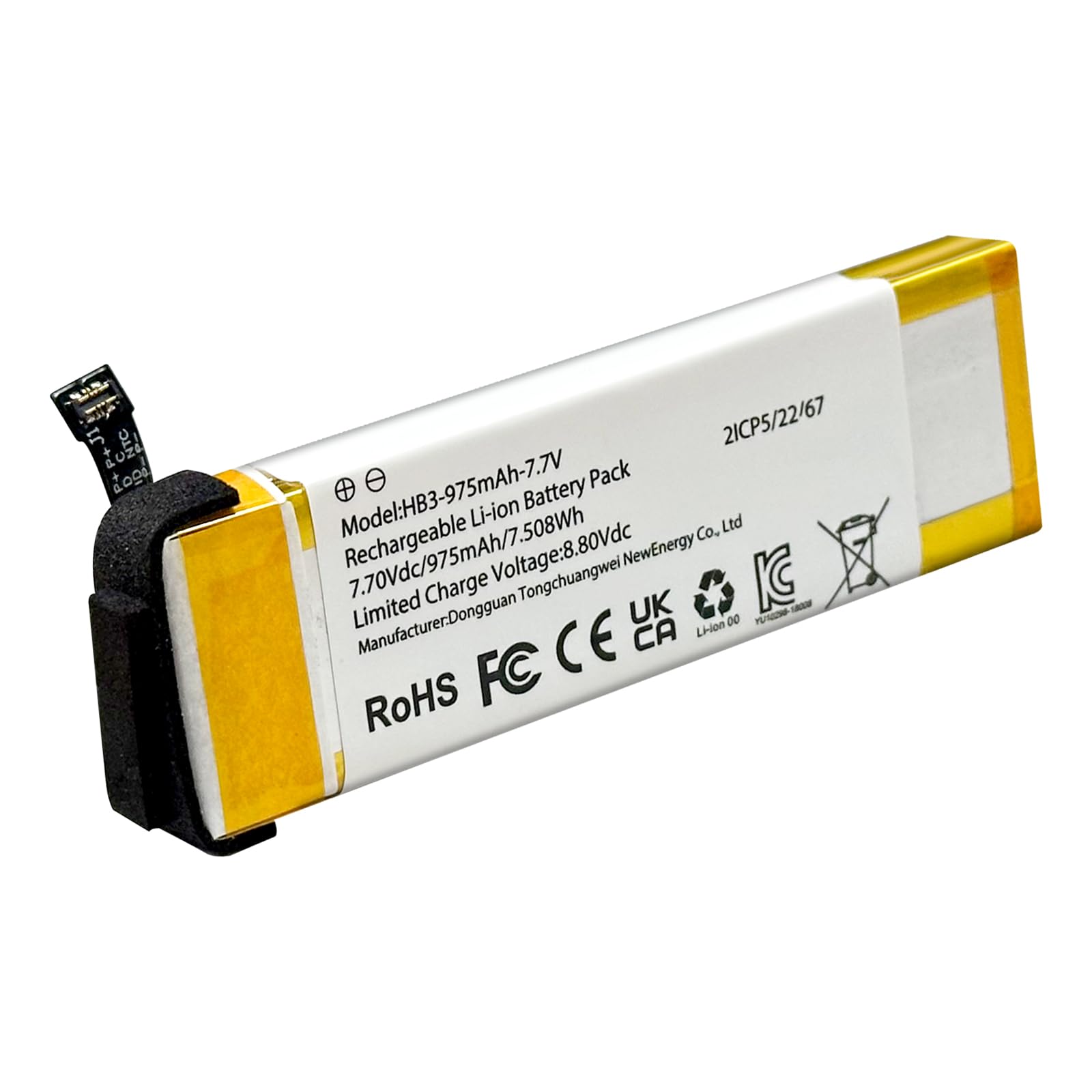 Battery for DJI osmo Pocket 1/2, 975mAh Camera Replacement Battery for  DJI osmo Pocket and OT110 OT-210 HB3