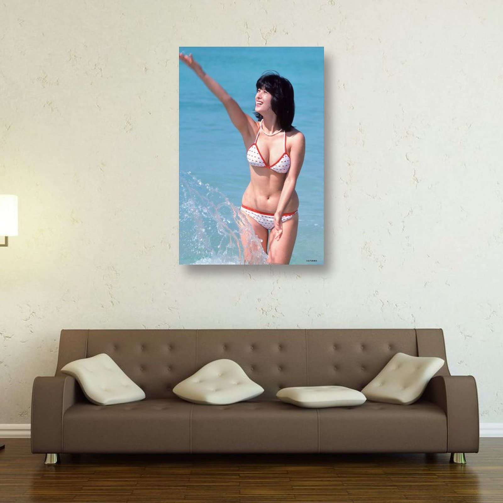 Amazon.co.jp: 河合奈保子写真水着セクシー ポスターアートパネル