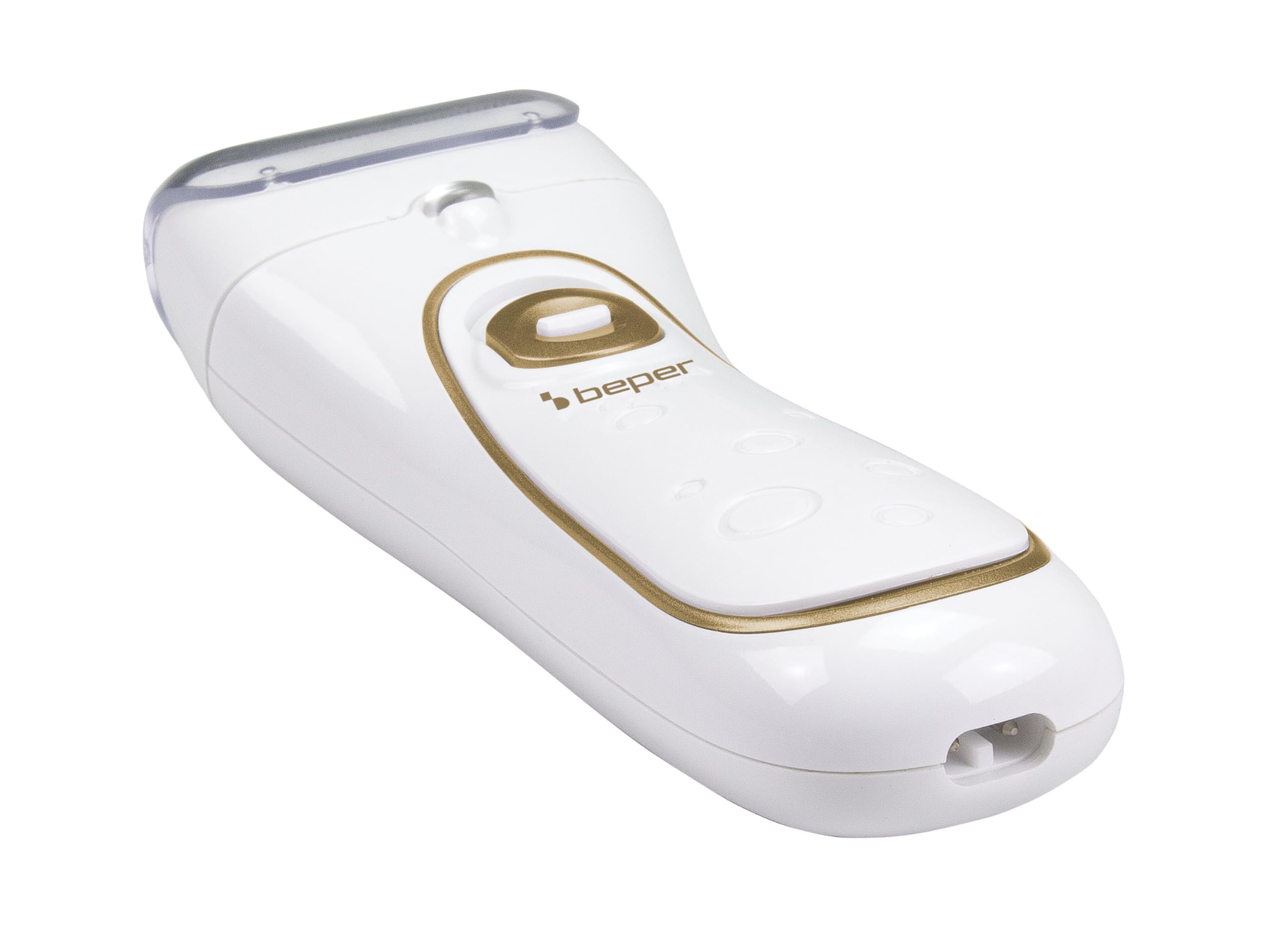 BEPER 3BEPI001 - Depiladora 2en1, Funcionamiento con cable o recargable, Plug&Play, Dos cabezales, Dos velocidades, Afeitadora y Silk-épil, Depilación rápida, Luz, Funda y cepillo incluidos