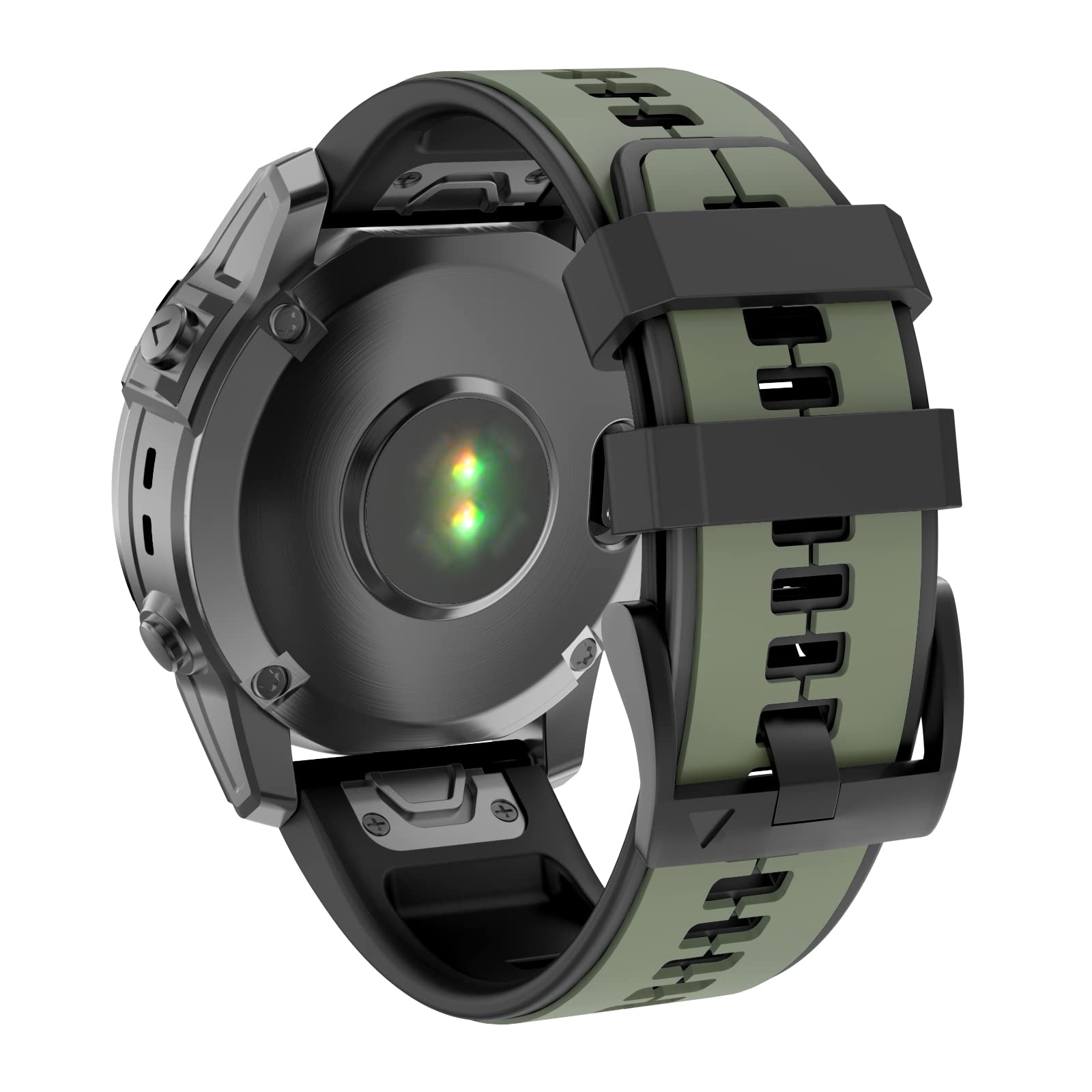 MYSNBKN Compatible for Garmin Fenix 5x Band, 26mm Quick Fit Silicone Strap for Fenix 5X Plus, Fenix 6X, Fenix 6X Pro, Fenix 7X?Fenix 3 Smartwatch