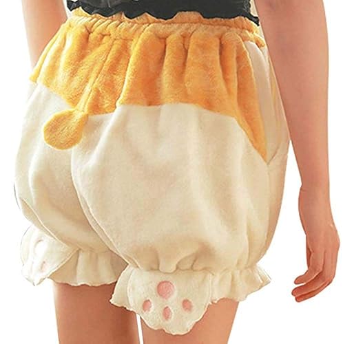 CRB Fashion Corgi Butt Pants Bloomers Pajama Shorts Lolita Animal Loungewear Sleepwear - Fleece