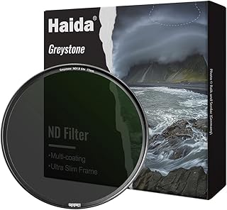 Haida Greystone 72mm ND1.8 (64x) Filter Multi-Coating Nano Coating Optical Glass Waterproof Scratch Resistant Neutral Density Filter SLR Photographic Lens Filter