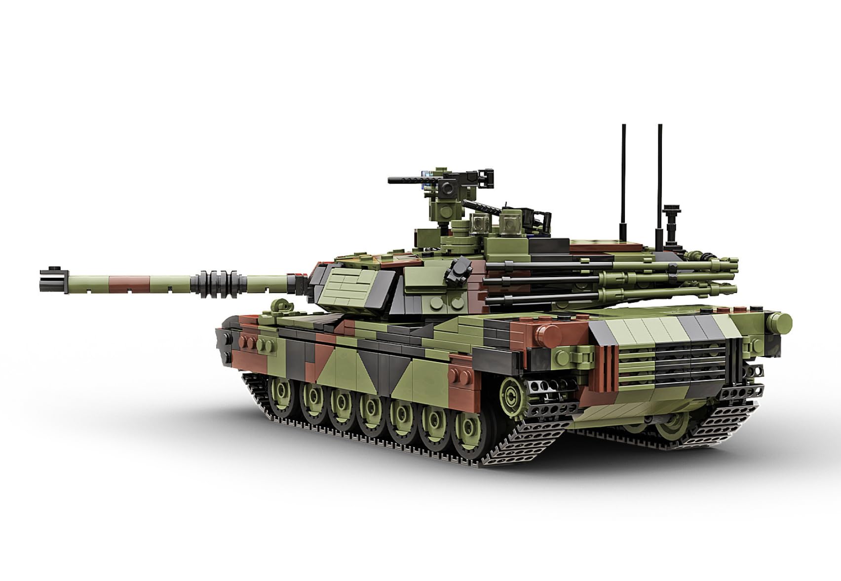 USA M1A2 Abrams główny czołg bojowy model cegły klocki 1376 szt