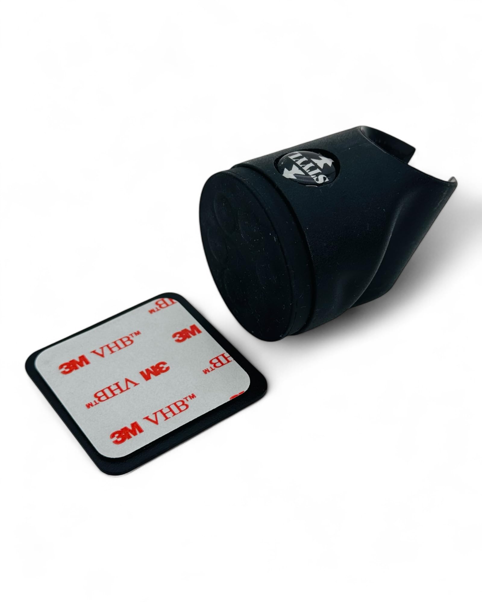 Supporto magnetico per doccia Basic, supporto per doccia con magnete e cuscinetto adesivo in metallo, ideale per campeggio, camper, furgone, caravan, caravan
