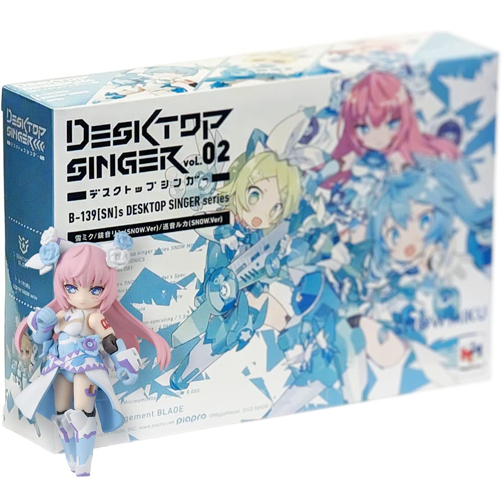 Amazon.com: Megurine Luka [Snow.ver]: 8cm Desktop Singer