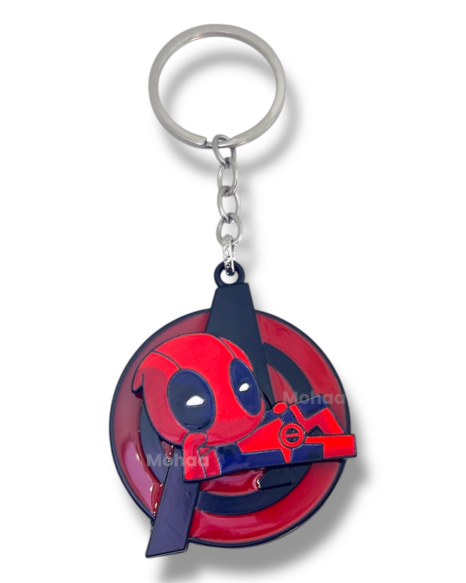 mohaa Superhero-Inspired Metal Keychains for Men – Collectible Key Ring for Car, Bike & Bag | Durable Gift for Boys, Brother, Boyfriend | Comic Action Hero Key Holder