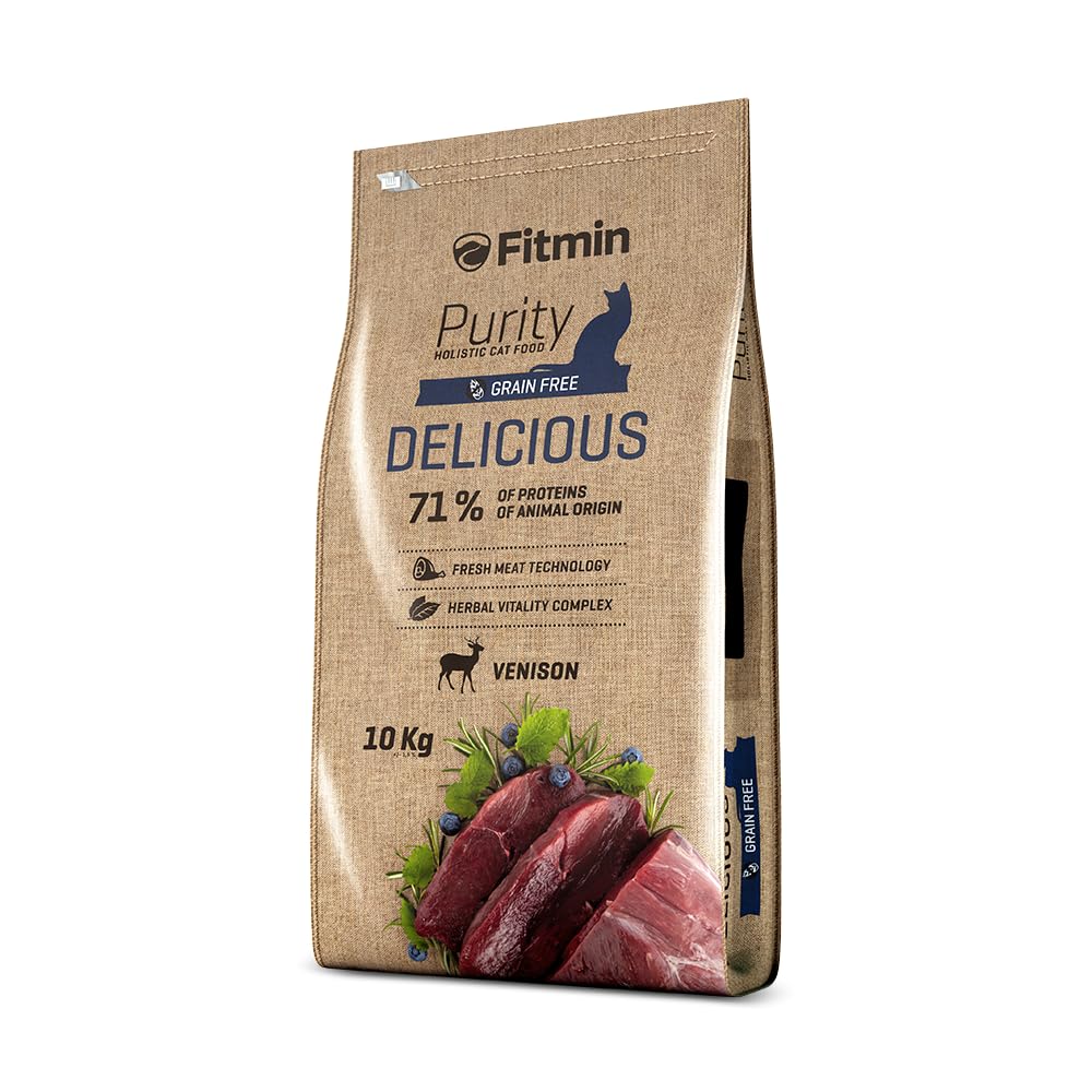 FITMIN Purity Delicious ALIMENTO SECO para Gatos Adulto 10 kg