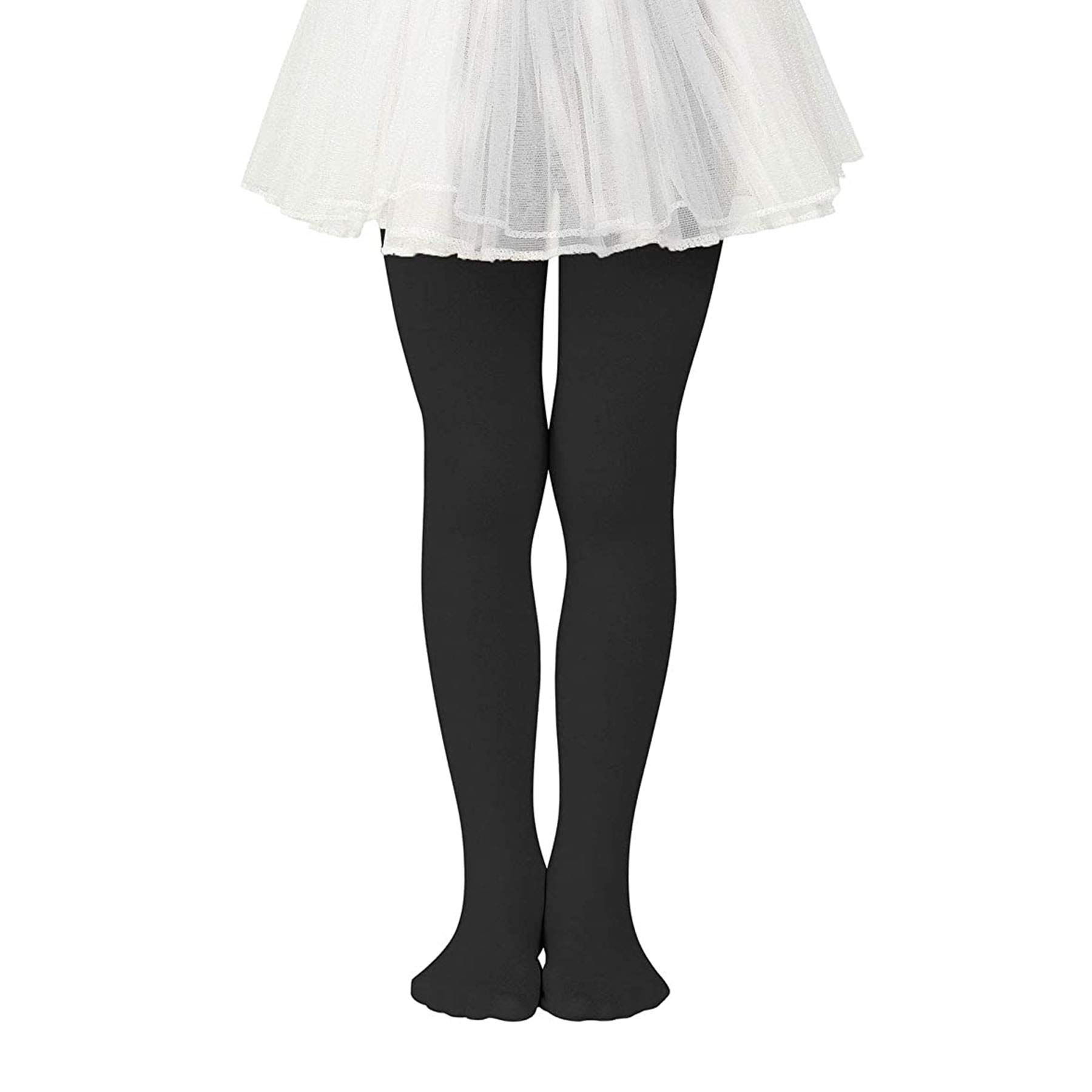 Zando Girls Stretchy Dance Tights Comfort Colorful Leggings Pants Elastic Ballet Footed Tight for Girl