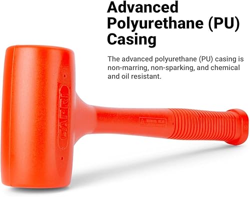 Miniatura 4 de Capri Tools 10099 C099 Deadblow Hammer Naranja PU, 4 lb.