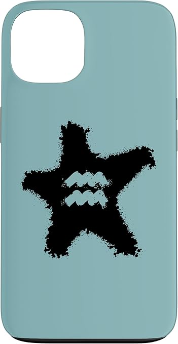Aquarius symbol cool Aquarian grunge vintage Astrology sign Case for iPhone 13