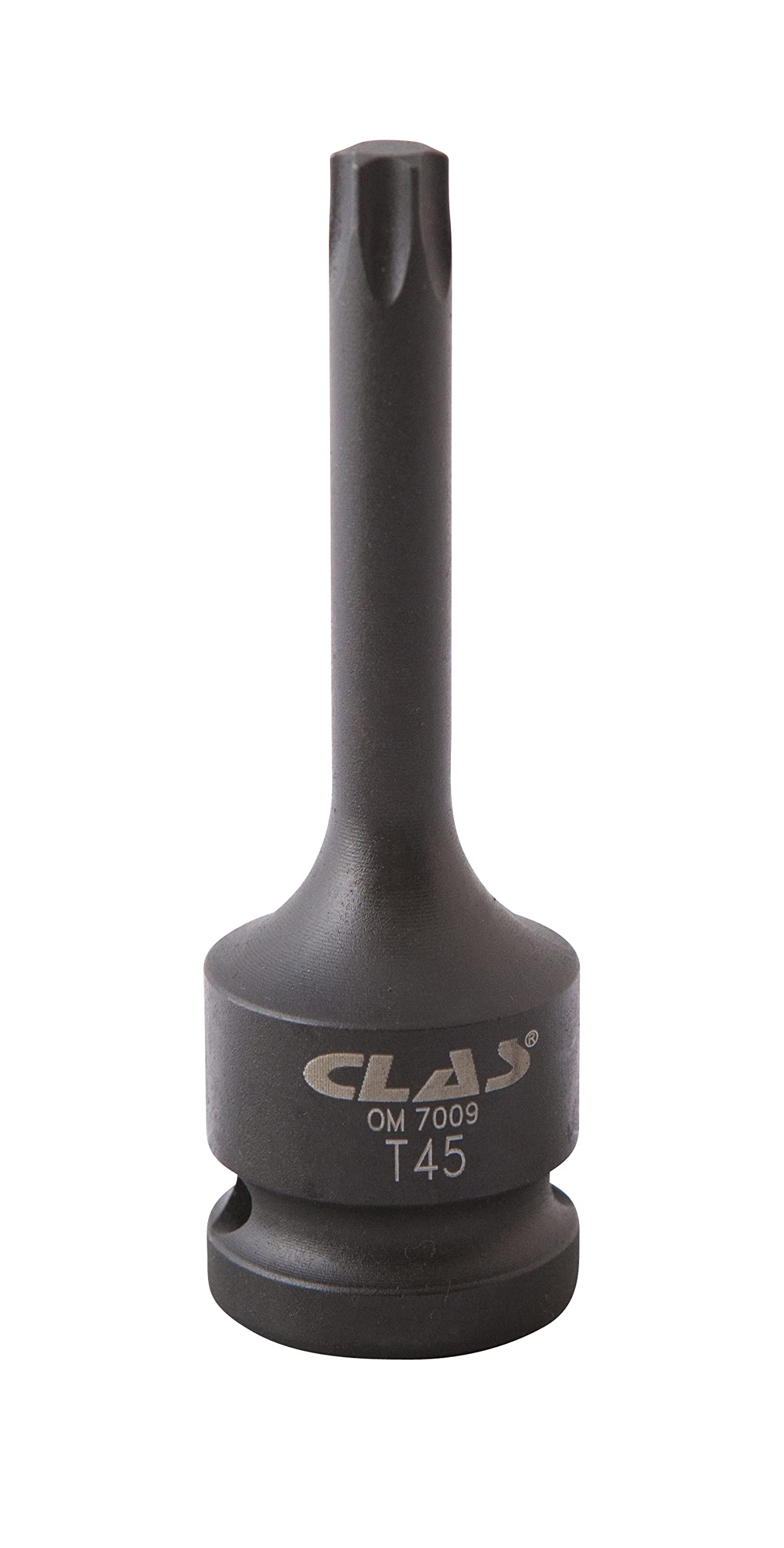 CLAS Equipements Torx Impact Bit Socket T45 1/2" - SA 7019, Grey