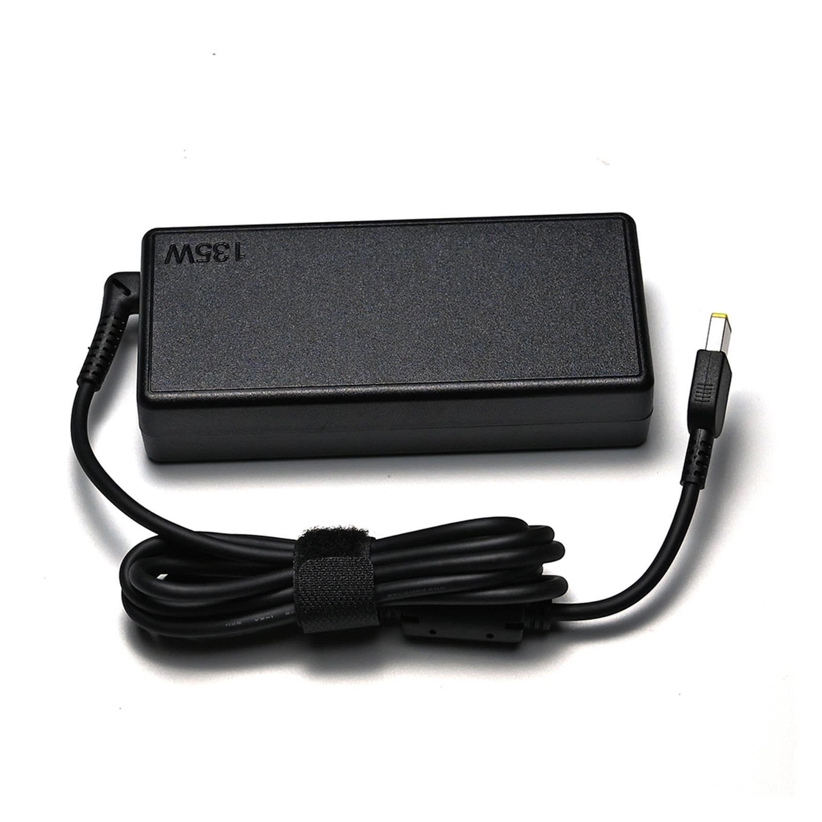 Adaptador De Vuelta 135W 20V 6.75A USB-A Cargador De Portátil, Compatible con Lenovo,T440p Y50-70 R720 Y700 T540p P51 P52 S5 ADL135NLC3A Fuente De Alimentación(No Power Cord)
