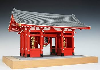 Amazon | ウッディジョー 1/50 雷門 塗装タイプ 木製模型 組立キット