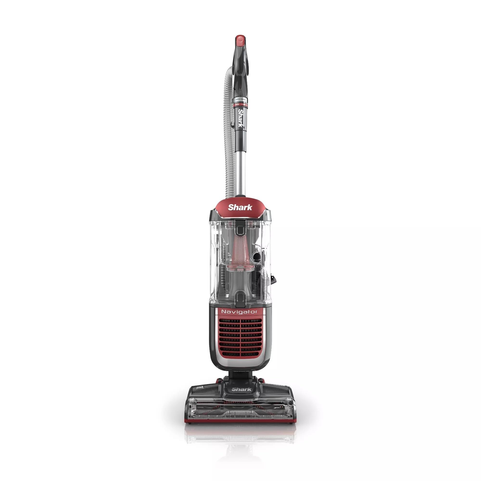SHARK NV181 Navigator Swivel Pro Upright Vacuum with HEPA Filtration Bagless Swivel Steering Multi-Surface Cleaning Perfect for Pets
