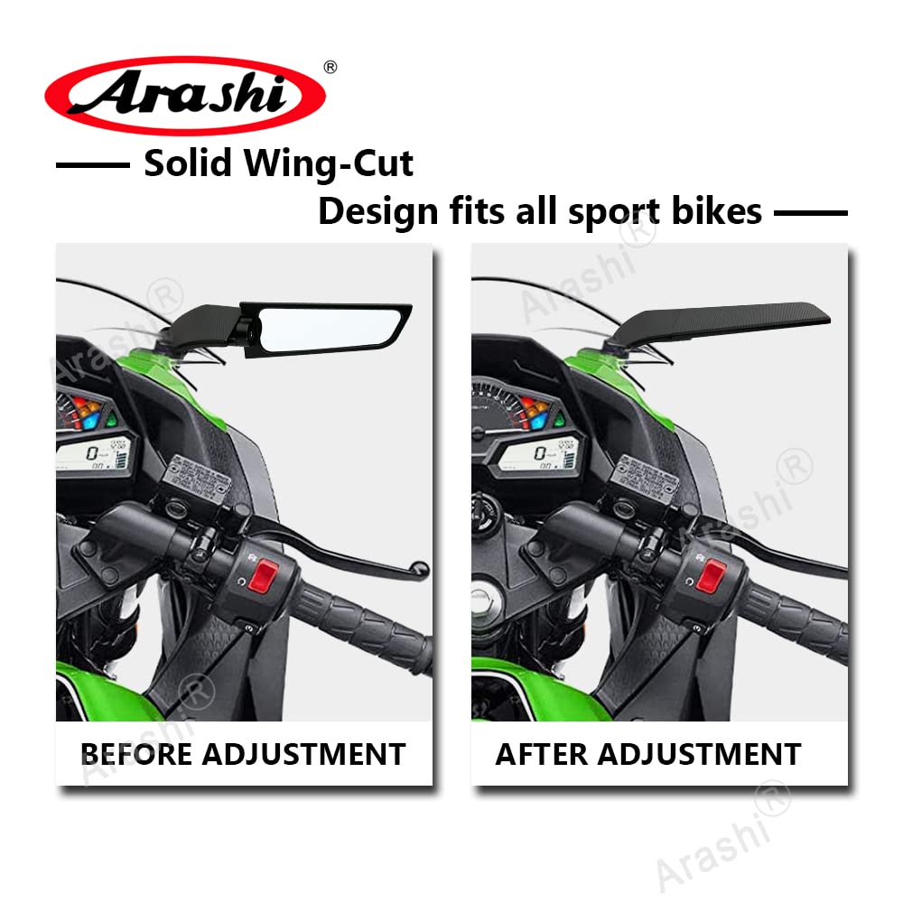 Rétroviseur Moto Avec Clignotant Intégré - Aluminium Réglable 320° - Compatible BMW, Suzuki, Aprilia