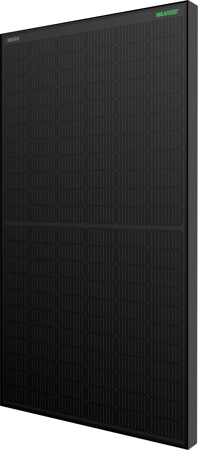 WAAREE (Pack of 6) All Black II WSMDi 400W Mono PERC II Solar Panel 132 Cells II 45.88V II 13.08A (WSMDi-400-3kW) (WSMDi-400, 2.4kW) (B0D47MMZWF) Amazon Price History, Amazon Price Tracker