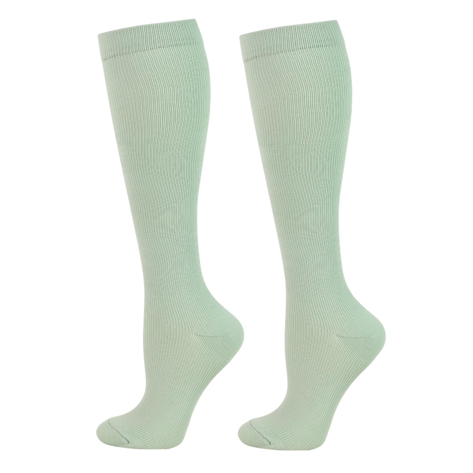 2 Pairs Compression Socks for Women Men Circulation-Best Support for Nurses,Running,Athletic,Travel