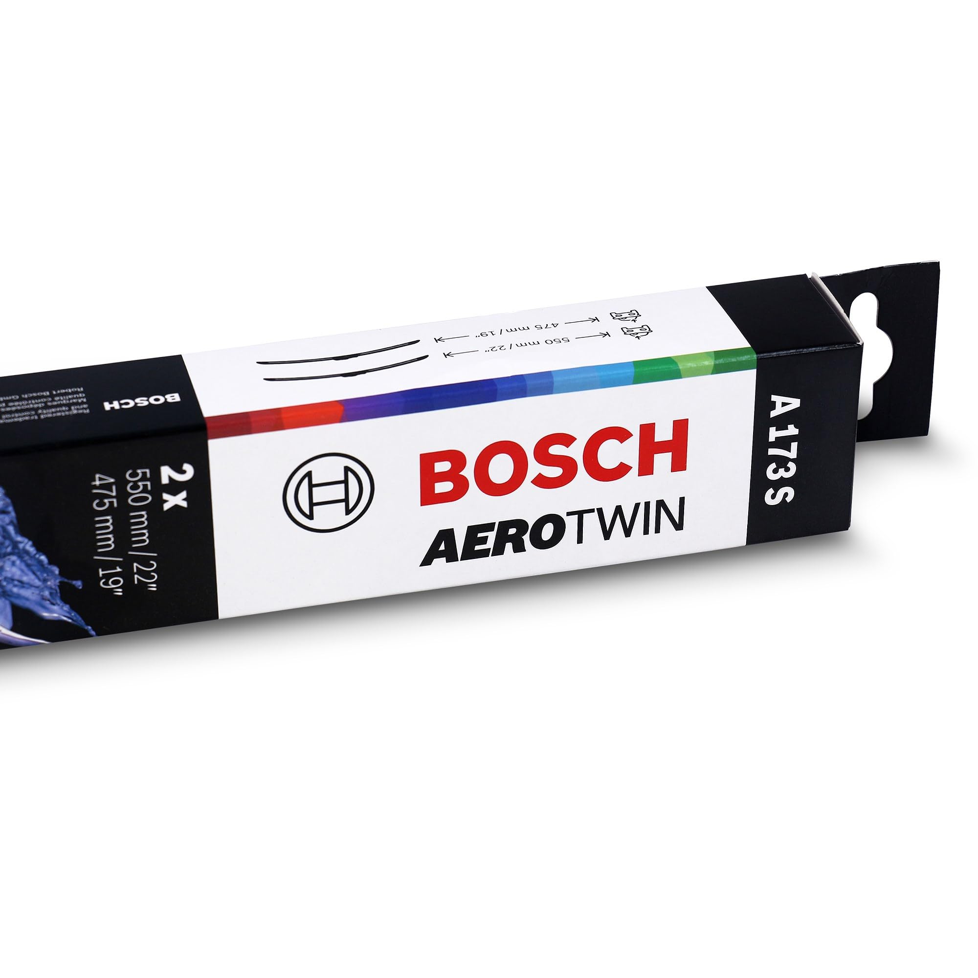 Bosch Aerotwin A173S wycieraczki do szyby, długość: 550 mm/475 mm – zestaw na przednią szybę