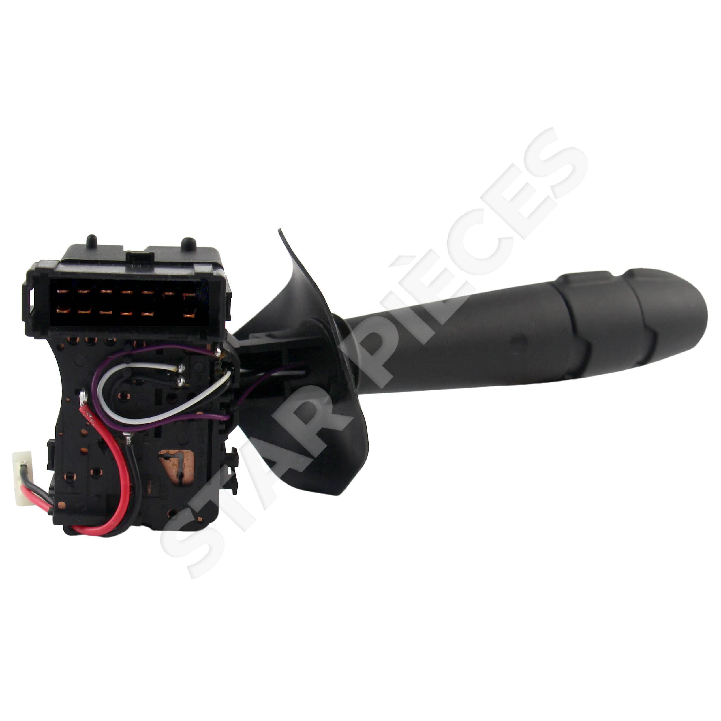 Commodo compatible pour Clio 2, Kangoo 1, Master 2, Trafic 2, Megane 1, Scenic 1 (1995-22014) AVEC ANTIBROUILLARDS AVANT + ARRIÈRE (Noir) 7701040730 | 7701053058 | 7701066570