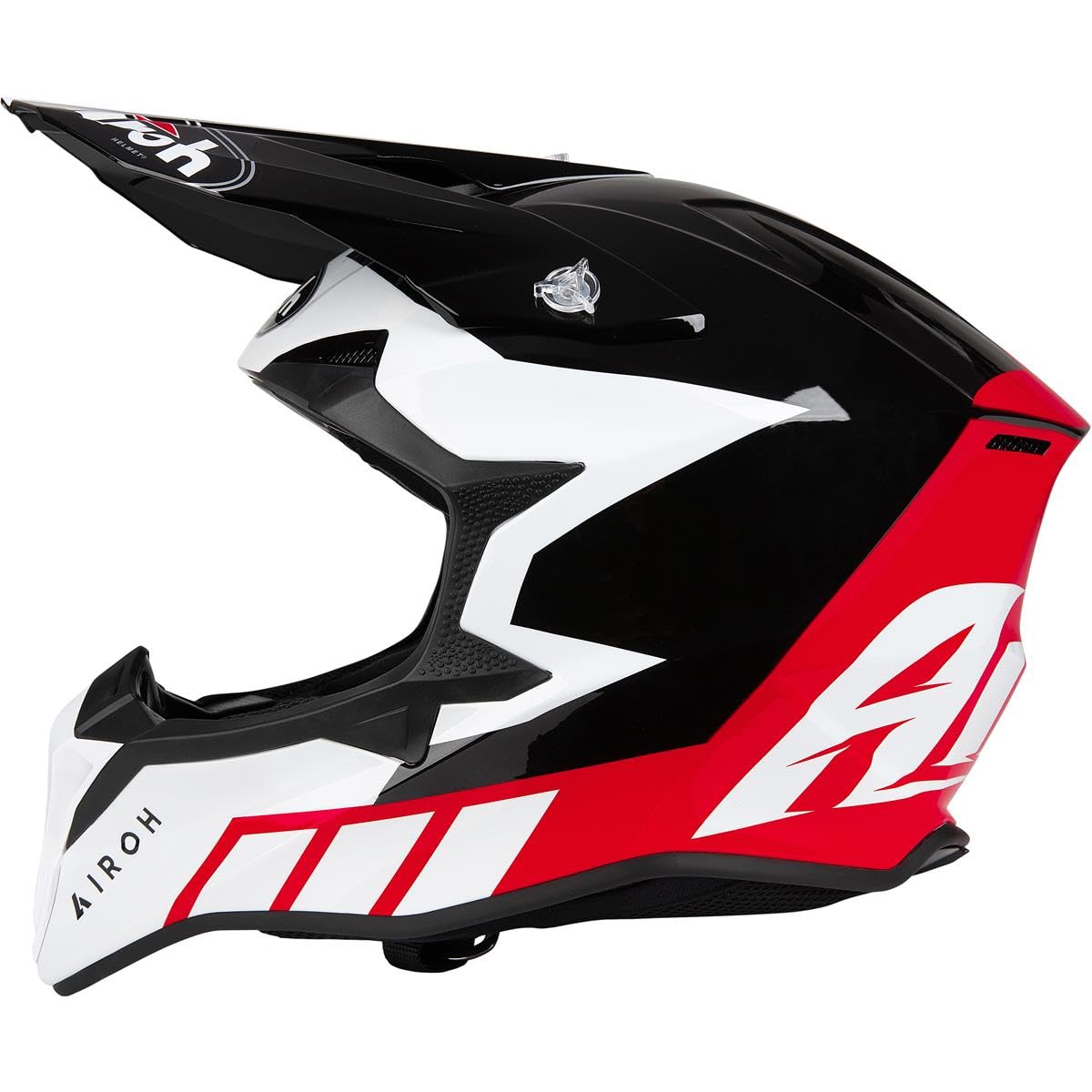CASCO AIROH OFFROAD WRAAAP RELOADED RED GLOSS XL