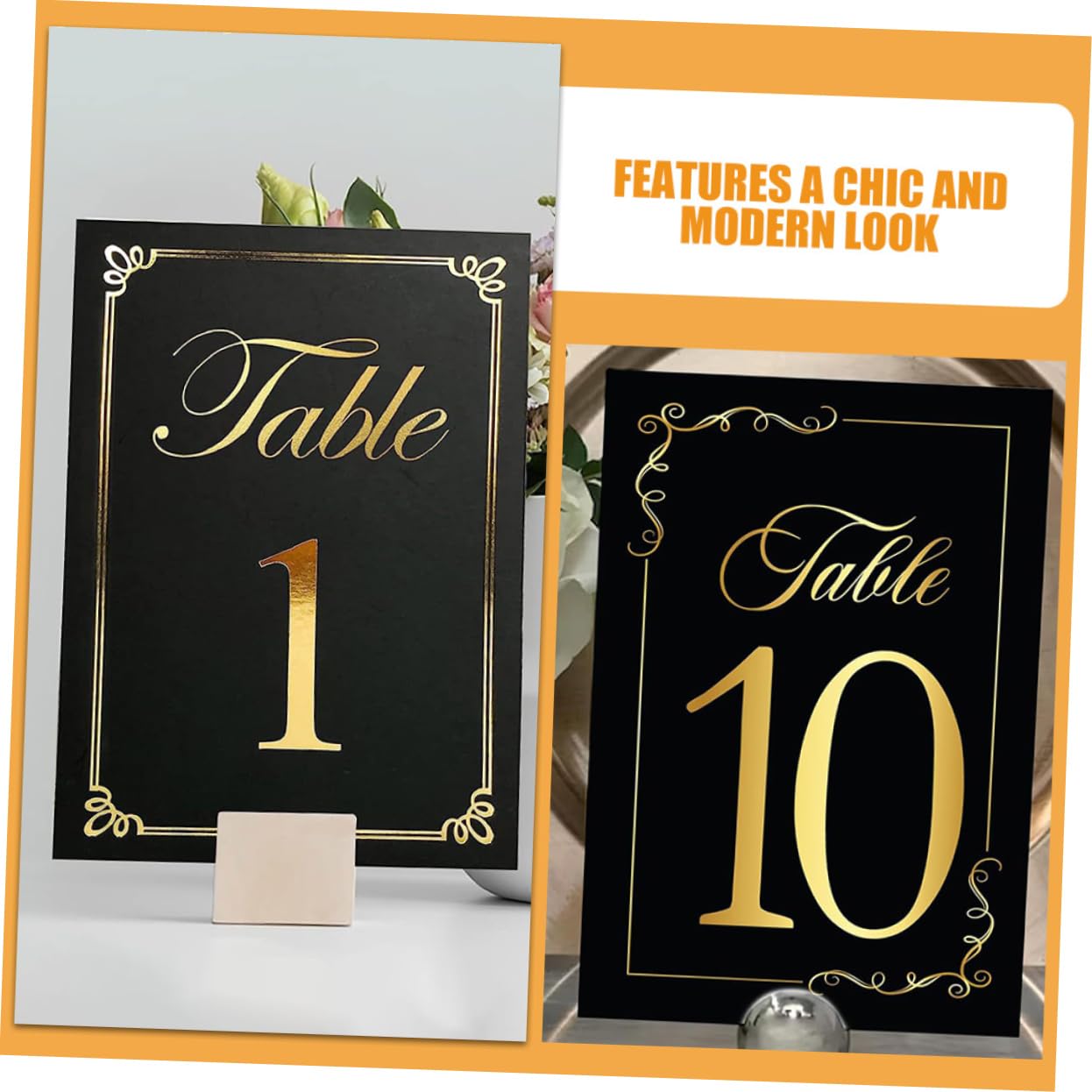 TOPBATHY 2 Sätze Tischkarte Digitale Karte Tischnummern Hochzeit Gruß Mini Rustikal Ort Hochzeiten Hochzeitstischnummern Platzkarten Kartentisch Runden Schreibtisch Papierstau 30 Stück * 2