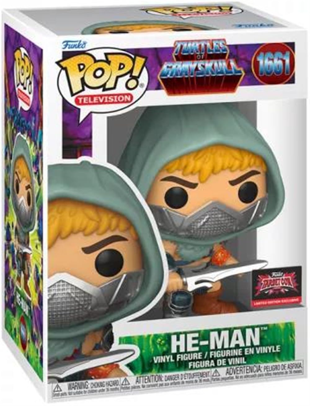 Funko POP Vinyl Excl MOTUxTMNT He-Man