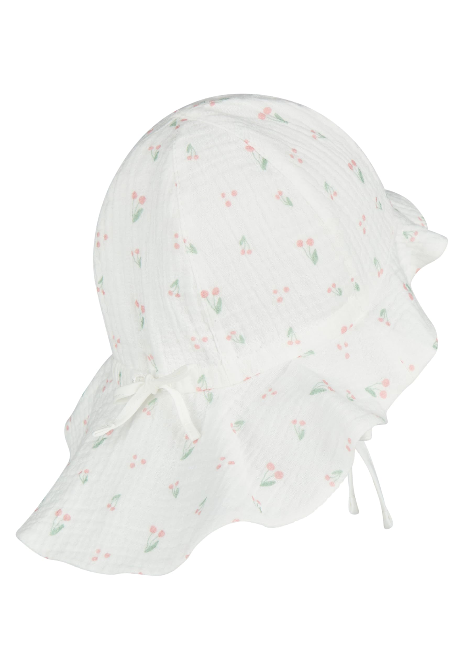 Sterntaler Sonnenhut Kirschen Cappello da Sole Unisex-Bimbi