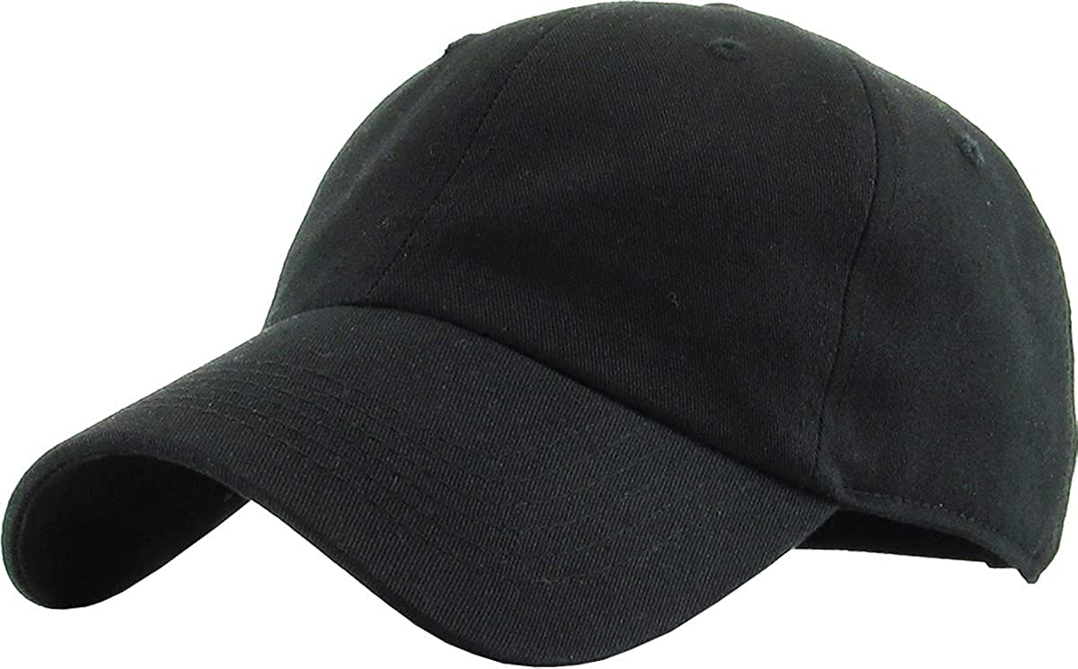 zonixon Original Classic Low Profile Cotton Stylish Hat Men Women Baseball Cap Dad Hat Adjustable Unconstructed Plain Cap (Black)-picture-56