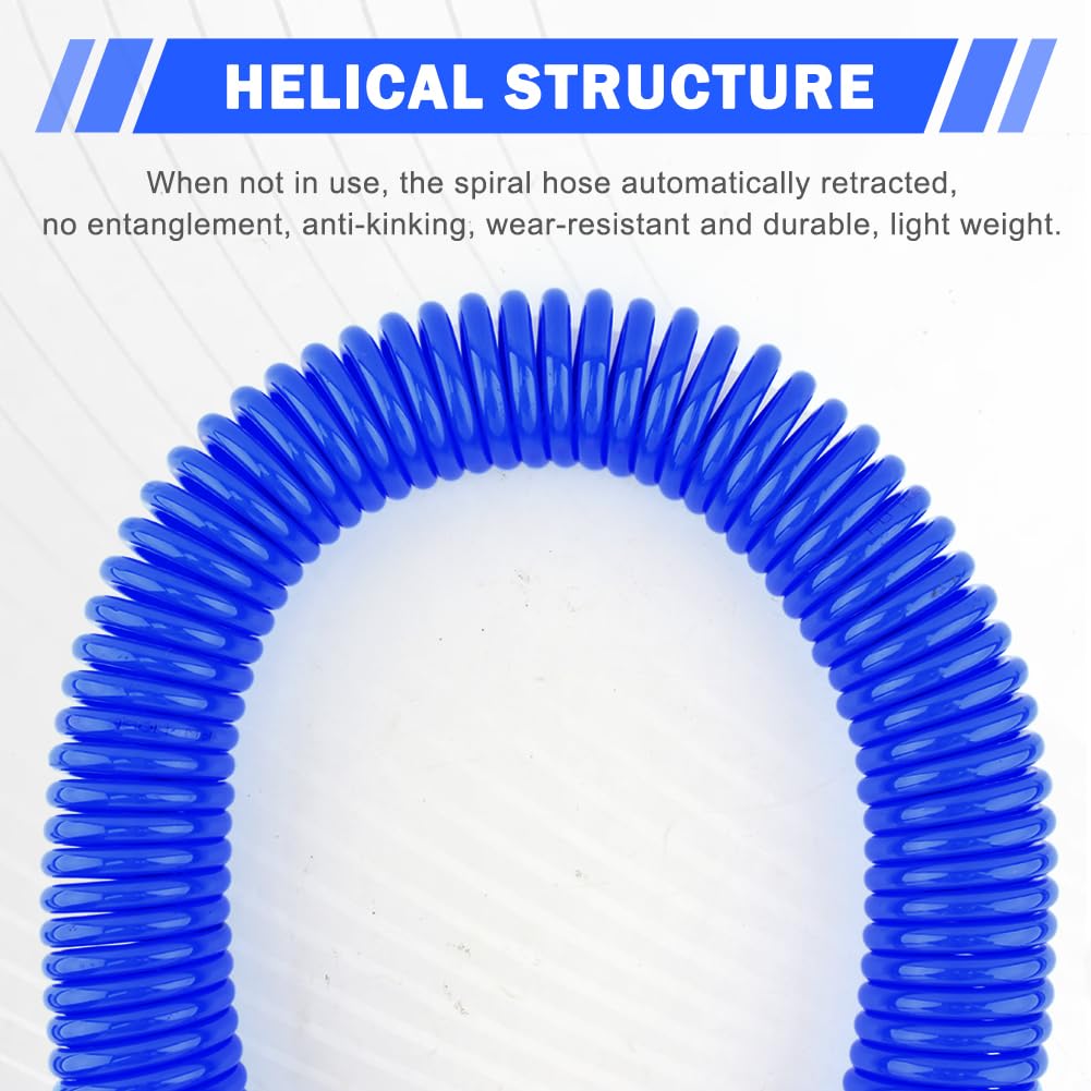 PU6 * 4 PU Slang 20 m/partij luchtcompressor slang pneumatische luchtslang voor luchtcompressor slang id 4mm od 6mm (Color : Blue