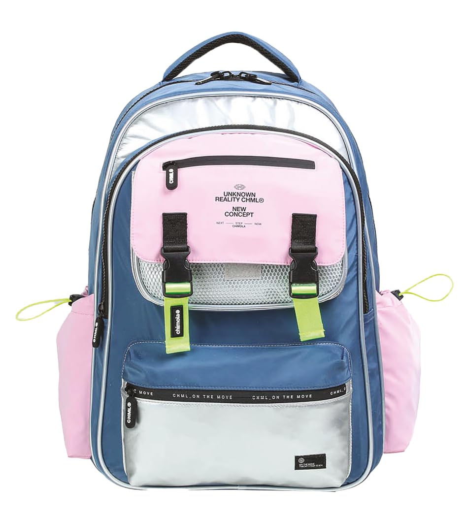 CHIMOLA Unisex Çocuk Sırt Çantası, Mavi, M