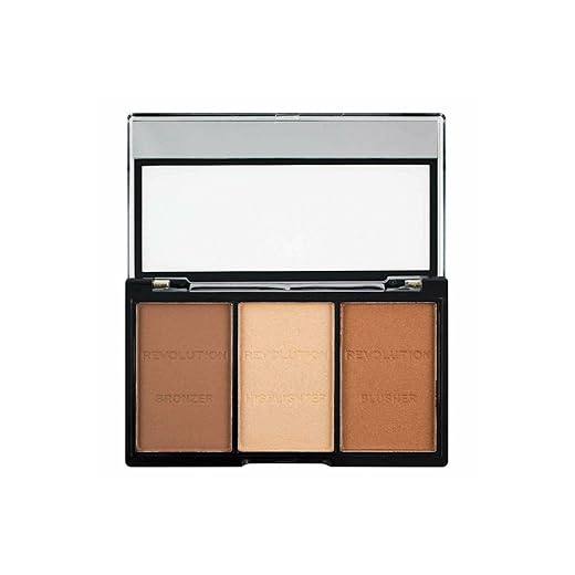 Makeup Revolution London Ultra Sculp Contour Kit C04 Light-Medium Paleta de contorno facial (5029066043504)