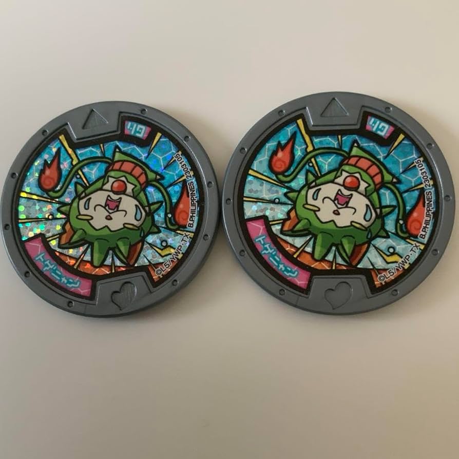 Amazon | 妖怪ウォッチ 妖怪メダル トゲニャン ホログラム ホロ